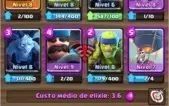 conta de Clash Royale arena 8,com 6 lendária e level 9