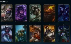 Conta LoL Full Acesso - 133 Champs e 53 Skins - Rammus Rei