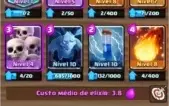 Conta Clash Royale Arena 10 - Nivel 10