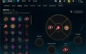 Conta Platina 4 com 28 Champs e 5 Skins + 1 Fragmento