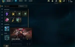 Conta Platina 4 com 28 Champs e 5 Skins + 1 Fragmento