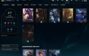 Conta com Miss Fortune Feiticeira prestigio e 2022