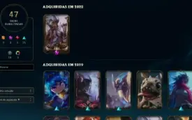 Conta com Miss Fortune Feiticeira prestigio e 2022