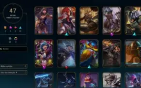 Conta com Miss Fortune Feiticeira prestigio e 2022