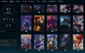 Conta com Miss Fortune Feiticeira prestigio e 2022
