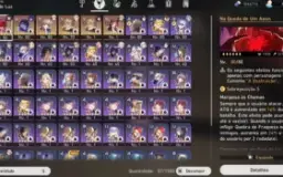 Conta Genshin Ar 55 + Honkai Star Rail Ar 67