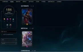 Conta de League of Legends