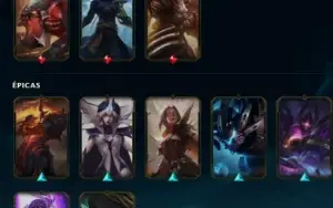 Conta de Lol Diversas Skins MMR de Platina 3