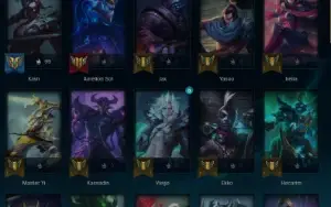 Conta de Lol Diversas Skins MMR de Platina 3