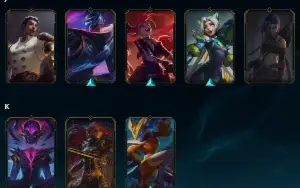 Conta De Lol-151 Campeões-75 Skins- Level 240