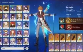 Hutao + Homa / Raiden + Cortadora da Luz / Childe + Albedo
