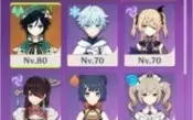 Conta -AR49 -(Venti, Qiqi, Keqling, Tartaglia) - 3 armas 5*