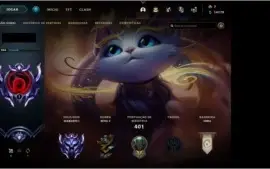 Conta League of Legends Diamante 1 121 skins, 14k E.A.