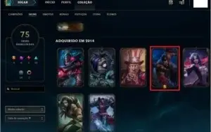 CONTA PLATINA 2 79 SKINS 2 ULTIMATE