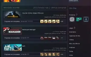 CONTA STEAM DE COM 4 ANOS E CSGO EM RANK BOM!!!