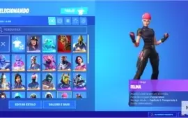 Conta Fortnite Wildcat + Minty + 52 skins!