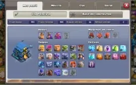 CLASH ROYALE LVL 11 + CONTA DE CLASH OF CLANS CV 12