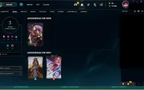 CONTA COM SKINS DA SERAPHINE (KDA) POR 80,00 GASTOS 110,00