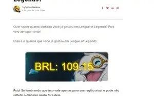 CONTA COM SKINS DA SERAPHINE (KDA) POR 80,00 GASTOS 110,00