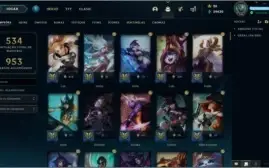 CONTA LEAGUE OF LEGENDS LVL 706