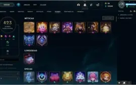 CONTA LEAGUE OF LEGENDS LVL 706