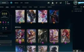 CONTA LEAGUE OF LEGENDS LVL 706