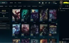 Conta lol Ex-Gold desde 2014 - 107 skins - 160 ícones