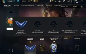 Diamante 4 com 41 Champs e 5 Skins + 2 Fragmentos