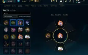 Diamante 4 com 41 Champs e 5 Skins + 2 Fragmentos