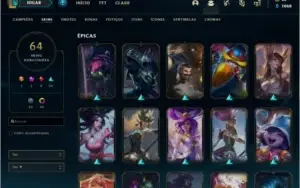 CONTA DIAMANTE IV COM ÓTIMAS SKINS