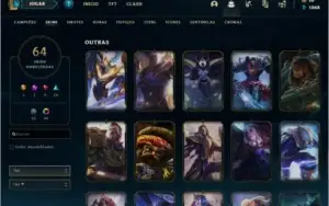 CONTA DIAMANTE IV COM ÓTIMAS SKINS