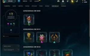 Conta League of Legends CRIADA 2014 (PLATINA ULTIMA SEASON)