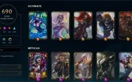CONTA LOL DESDE SEASON 1 - VETERANA 690 SKINS
