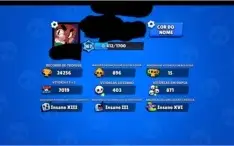 Conta de Brawl Stars Totalmente Full / 40 Skins.