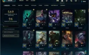 CONTA FULL CHAMPS, 122 SKINS