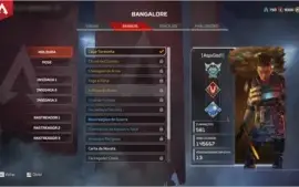 Conta apex Legends Com Kunai Herança wraith + 8 lendarias