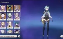 Ark 41 Banner garatindo + Mona C3 + Venti + Qiqi + Keqing