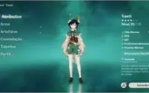 Ark 41 Banner garatindo + Mona C3 + Venti + Qiqi + Keqing