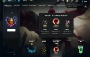 Conta Platina 1 com TODOS os champs e 157 Skins ( MID / JG )