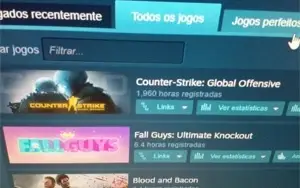 conta steam Csgo prime global com varios jogos