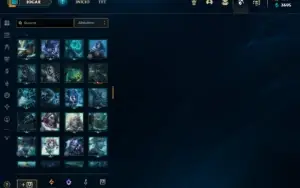 Conta com todos campeões, 143 habilitadas + 113 fragmentos