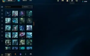 Conta com todos campeões, 143 habilitadas + 113 fragmentos