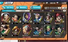ONE PIECE BOUNTY RUSH - UMA DAS MELHORES CONTAS