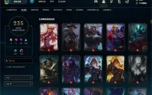 Conta League Of Legends nv 845 diamante 4