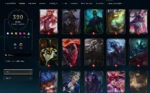 LoL 320 Skins | Diana Prestígio, Uzi Hall of Legends, S4+