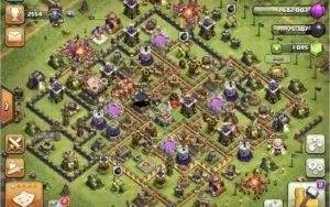 Conta clash of clans cv 11