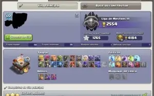 Conta clash of clans cv 11
