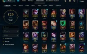 CONTA LEAGUE OF LEGENDS - 5 CAMPEÕES PARA FULL!!!