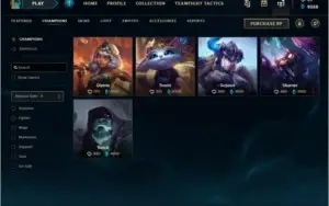 CONTA LEAGUE OF LEGENDS - 5 CAMPEÕES PARA FULL!!!