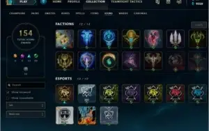 CONTA LEAGUE OF LEGENDS - 5 CAMPEÕES PARA FULL!!!